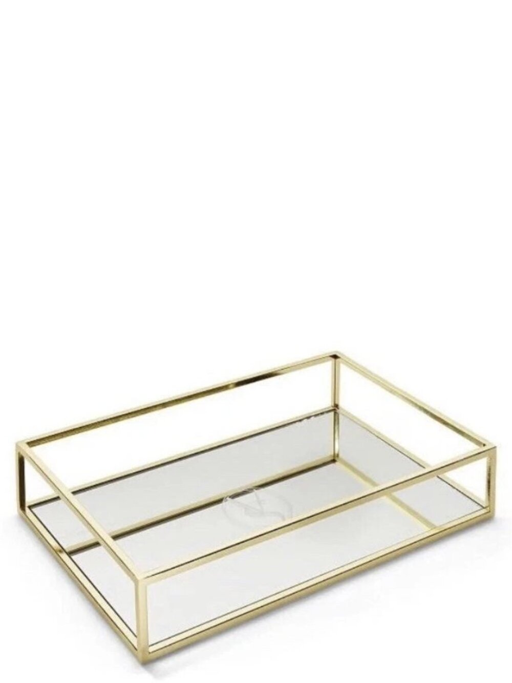Victoria's Secret Gold Mirrored Vanity / Perfume Tray